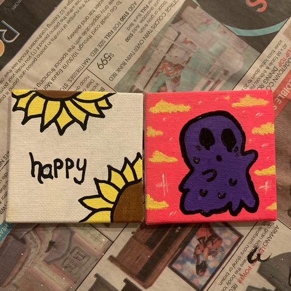 2” paintings! Come together super cute and fun! - Picture 1 of 1